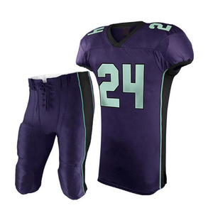 Latest Design Outdoor Sports Wear High Quality Customized Size Short Sleeves American Football Uniform Wholesale Sportwear - Product Image 4