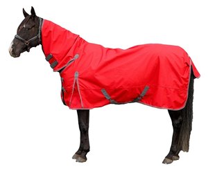 Couverture d'hiver imperméable pour cheval 600 deniers, 300 GSM, rembourrée, doublure en nylon |   Durable, respirant, en acier inoxydable - Product Image 4