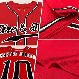 Quick Dry Breathable Baseball Softball Wear Button Up Baseball Jersey Boys Unisex Black Men’s Baseball Shirts Sportswear Jersey - Product Image 2