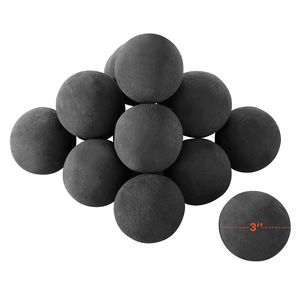Pietre Ceramiche Rotonde da 3 Pollici, 15 Pezzi, Riutilizzabili, Decorative, per Bracieri Interni ed Esterni - Product Image 4