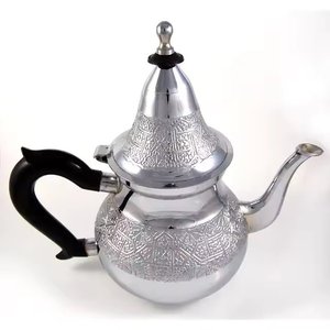 Cafetera Árabe Estilo Americano, Tetera Marroquí Hecha a Mano de Latón con Acabado Dorado, Cafeteras y Teteras - Product Image 5