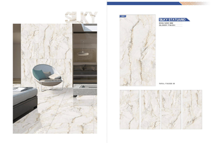 Azulejos Modernos de Porcelana Brillante de 600*1200mm, 8mm de Grosor, Absorción de Agua <0.5%, para Uso Interior, Sala de Estar, Villa - Product Image 4
