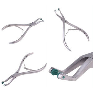 Dental Crown Plier Dentist Tools Temporary Teeth Removal Pliers with Green Rubber Stainless Steel CE Approved By Grip Surgical - Product Image 5