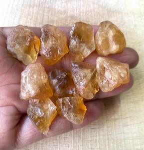 Natural Citrine Rough Gemstone <b>Raw</b> Yellow <b>Crystal</b> Stone Untreated Healing <b>Crystal</b> For Jewelry Making Wholesale Bulk - Product Image 4