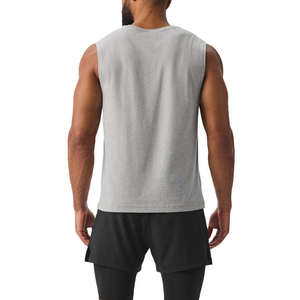 Manufacturer High Quality Custom Logo Gym Tank Top Sleeveless Workout Breathable Workout Sports Running Men's Tank Tops - Product Image 2