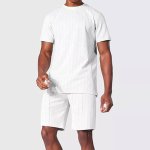 Stylish Summer Two Piece Set Summer Lounge Set for Men Men <b>Short</b> Sleeve Top and <b>Shorts</b> Vacation Out Loose Fit Casual Fashionable - Product Image 4