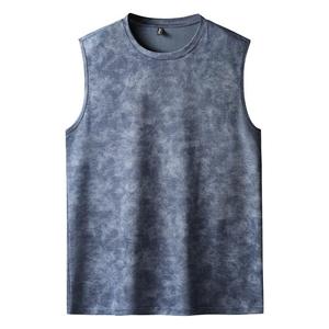 Débardeur homme 100% coton de haute qualité, effet délavé, décontracté et personnalisable, respirant et idéal pour la gym. - Product Image 1