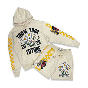 Ensemble confortable de sweat-shirt et short pour homme, style streetwear, tenue de sweat-shirt et short pour homme - Product Image 5