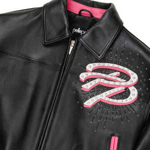 Chaqueta de Invierno para Hombre, Diseño Varsity, Nueva Colección, Bordado Intenso, Pedrería, Impermeable, Resistente al Viento, Decoración Vintage - Product Image 3