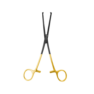 TOP Quality Kocher’s Artery Forceps Curved 9" Black/Gold Micro Vascular & Plastic surgery German Steel Surgical <b>Instruments</b> CE - Product Image 1