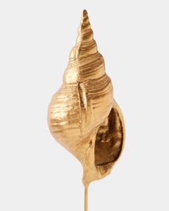Sculpture abstraite plaquée or, forme irrégulière, faite à la main, décoration artistique moderne pour table de salon - Product Image 3