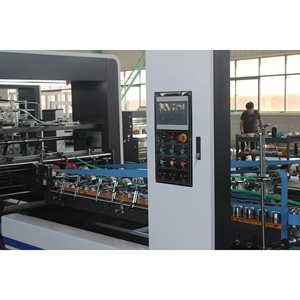 Máquina encoladora de carpetas completamente automática para embalaje de cajas de cartón corrugado Máquina de pegamento de carpetas de alta calidad - Product Image 5