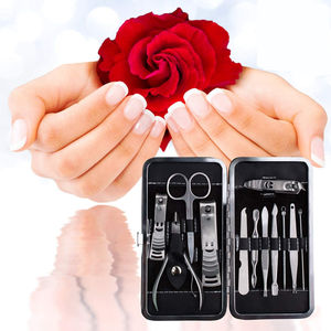 Ensemble d'outils de manucure et pédicure professionnels en acier inoxydable, logo personnalisé, kit de coupe-ongles de luxe, ensemble de coupe-ongles pour le soin des ongles - Product Image 4