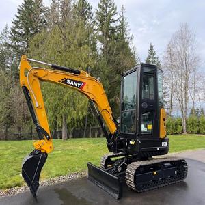 Excavadora Sany SY35U de 5 Toneladas, Tipo Oruga, con Motor Yanmar, para Excavación de Postes de Cercas, Reparación de Tuberías y Excavaciones Pequeñas - Product Image 3