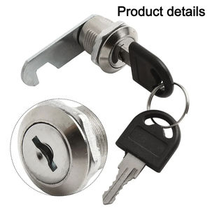 Serrure à came cylindrique en alliage de zinc 16 20 25 30 mm pour porte, armoire, boîte aux lettres, tiroir, casier, avec 2 clés, outils DIY modernes et écologiques - Product Image 5