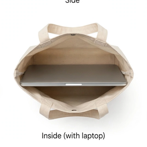 Sac pour ordinateur portable en toile professionnel avec fermeture à glissière pour le bureau, les voyages et les besoins professionnels - Product Image 6