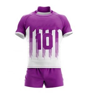 Maillots de rugby personnalisés nouvelle saison 2026, impression numérique, maillot de football de haute qualité, uniforme 100 % polyester uni - Product Image 6