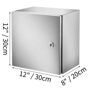 Contenitore in Acciaio Inox NEMA 4X 12 X 12 X 8 Piedi, Scatola Elettrica IP67 Impermeabile e Antipolvere per Uso Esterno/Interno - Product Image 2