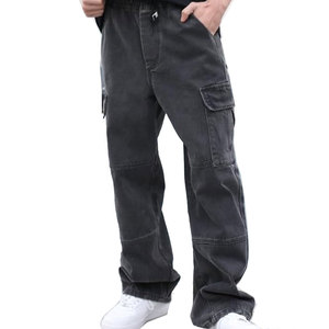 Jean Baggy Léger pour Homme, Meilleure Vente, Qualité Supérieure, 100% Coton, Taille Haute, Fermeture Boutonnée - Product Image 1