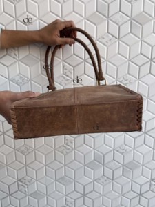 Bolso de Hombro de Cuero Genuino, Nuevo, Hecho a Mano, Estilo Bohemio, Diseño Occidental, Multiusos - Product Image 5