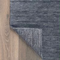 Tapis artisanal en laine noué à la main, motif écossais, moderne, lavable, antidérapant, pour la maison et les chambres d'hôtel, salon, gris foncé