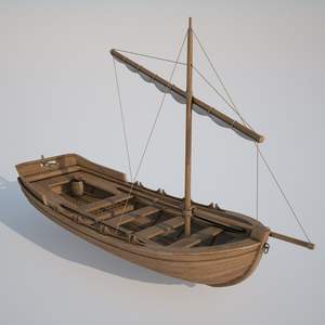 Petite décoration de table en forme de bateau en bois, thème nautique, accent de décoration pour étagère, idéal pour les pièces d'inspiration côtière. - Product Image 6