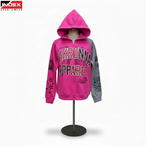 Sudaderas de Lujo Estilo Urbano Americano con Estampado Puff, Pedrería, Efecto Desgastado y Logo Personalizado - Fabricante - Product Image 1
