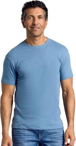 Camiseta de Hombre, Corte Regular, 100% Algodón, Manga Corta, Cuello Redondo, Color Sólido, Informal, Ultra Suave, Sin Picazón, Secado Rápido, Fácil Cuidado - Product Image 5