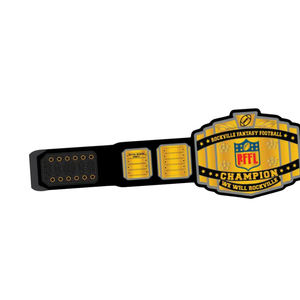 Ceinture de championnat de football fantastique Rockville, ceinture de titre sportif personnalisable, qualité supérieure, édition de collection personnalisée - Product Image 3