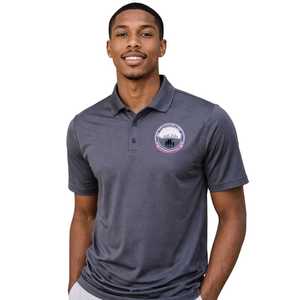Camiseta Polo Personalizada para Hombre con Logotipo Bordado, Manga Corta, Algodón, Color Gris, Fabricante OEM, Venta al Por Mayor - Product Image 3