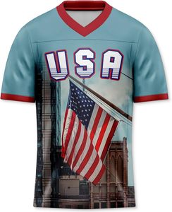 Plain Blank Football Jerseys for Men Unisex <b>Athletic</b> T-Shirts Practice Sports Uniforms Outfits - Product Image 1