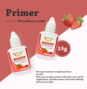 อุปกรณ์ต่อขนตาแบบเหลวสำหรับต่อขนตาสีสตรอเบอรี่มีกลิ่นหอมสินค้าใหม่ - Product Image 3