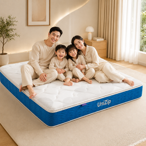 Choisissez le UniZip 25 cm pour un soutien fiable des ressorts ensachés, un confort moyen et un accès par fermeture éclair qui simplifie l'inspection du matelas. - Product Image 6
