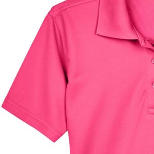เสื้อโปโลปักลายตราสัญลักษณ์สำหรับผู้หญิง แจ็คแอนด์จิล แขนสั้น คอปกติดกระดุม สไตล์ลำลอง แฟชั่นทันสมัย รับสั่งทำโลโก้ - Product Image 5