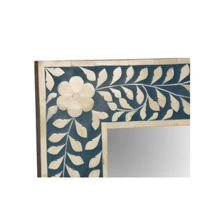 Designer Leaner <b>Mirror</b> for Contemporary Interiors Elegant <b>Tall</b> Structure with Floral Inspired Decorative Frame - Product Image 3