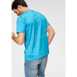 Camiseta de Manga Corta para Hombre, Cuello Redondo, 240g, 100% Algodón Jersey, Estampada, con Logotipo Personalizado, Ligera, Transpirable, Corte Regular Informal - Product Image 5