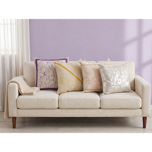 Custom Luxury 100% Linen Embroidered <b>Cushion</b> <b>Cover</b> | Vintage Decorative Pillow <b>Cover</b> for Sofa & Living Room - Product Image 5