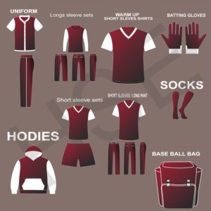 Ensemble personnalisé d'uniformes de baseball et de vêtements d'entraînement - Product Image 1