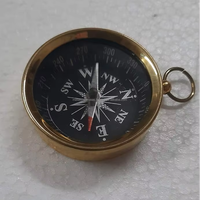 Boussole nautique artisanale en laiton antique, boussole de navigation marine vintage, instrument maritime décoratif pour la maison, le bureau ou le bureau de travail