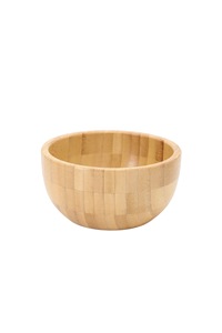 Tazón de Madera Natural Premium, Desechable, Ecológico, Hecho a Mano, Tazón de Madera Maciza para Ensaladas y Frutas, Vajilla Rústica para Mesa de Cocina - Product Image 2