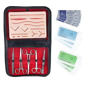 Kit d'entraînement à la suture pour étudiants, certifié CE ISO, instruments chirurgicaux manuels en acier inoxydable, service OEM ODM disponible - Product Image 1