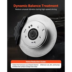 ชุดเบรกหน้าและหลังสำหรับฮุนได โซนาต้า ปี 2011-2014 ใช้ได้กับโซนาต้า ปี 2015 (รุ่นไฮบริด ไฮบริด ลิมิเต็ด ไม่ใช่รุ่นเทอร์โบ) - Product Image 6