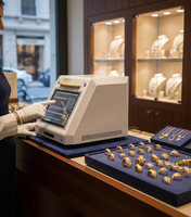 Analizador de Oro XRF, el Mejor Analizador de Oro para Análisis de Cobre, Plata y Oro, Probador de Joyas para Cadenas de Oro