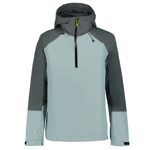 Chaqueta Unisex Cortavientos con Capucha y Cremallera Frontal, Diseño Color Block, Corte Regular, Ropa Exterior Casual de Invierno - Product Image 1
