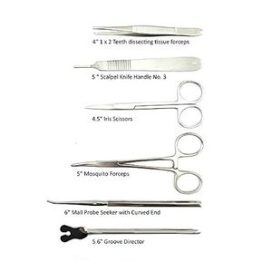 Kit de Instrumentos de Disección para Cirugía Menor para Estudiantes de Medicina, Biología, Anatomía, Botánica y Disección Animal - Product Image 4