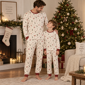 Pyjamas de Noël Assortis pour la Famille – Fournisseur en Gros – Ensemble Pyjama de Noël pour Femme – Vêtements de Nuit pour Femme - Product Image 1