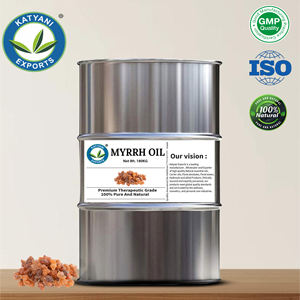 Huile essentielle de myrrhe de qualité thérapeutique, naturelle, distillée à la vapeur, formulations cosmétiques et d'aromathérapie, fournisseur en Inde - Product Image 3