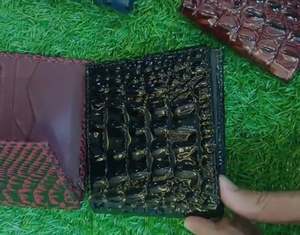 Cartera de Hombre de Cuero Genuino, Tarjetero Bifold de Cuero Real, Elegante, Variante Multicolor, Artículo de Regalo para Hombre, Duradera y Delgada - Product Image 6