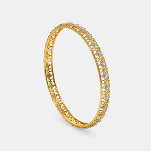 Brazalete de Oro con Diamantes y Corazón Floral - Product Image 2