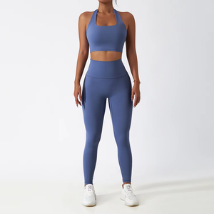 Ropa Deportiva Personalizada para Mujer, Conjuntos de Yoga con Tops Cortos y Chaquetas de Yoga, Tallas Grandes - Product Image 6